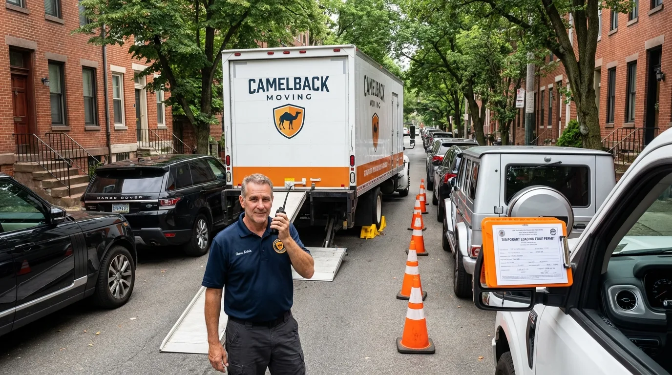 City street loading permit setup in Medina, NY
