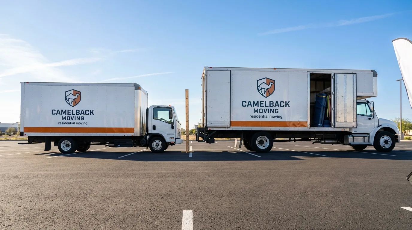 Moving truck size capacity guide in Medina